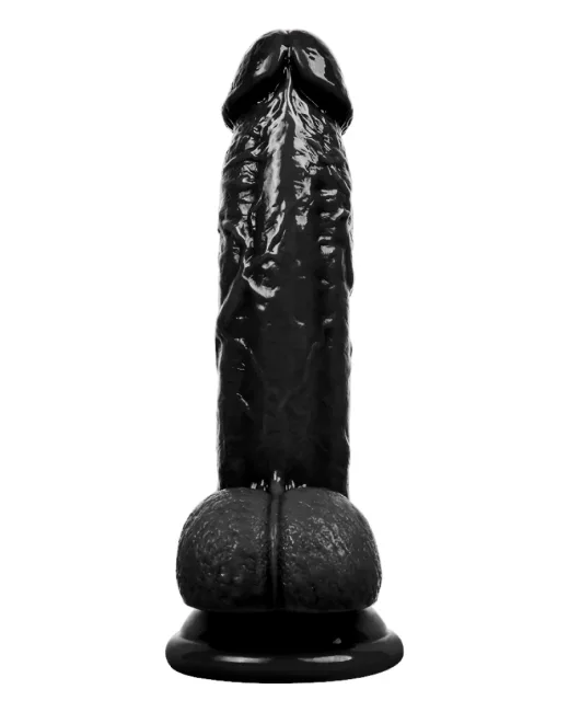 19 cm Gerçekçi Siyah Dildo Yapay Penis alternatif görünüm