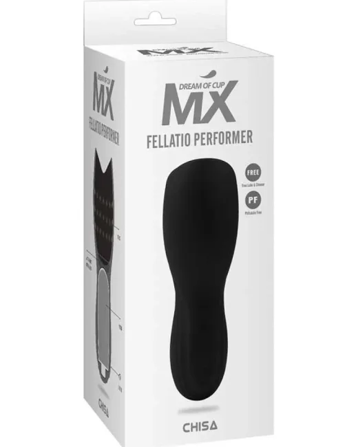 MX Fellatio Performer Titreşimli Oral Mastürbatör – Medikal Silikon, Şarjlı