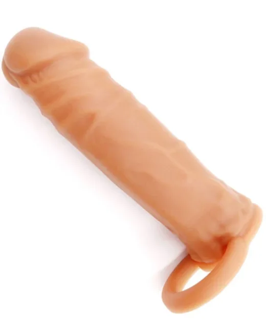 Penextender Balls Ring Testis Halkalı Penis Kılıfı – Et Dokulu, Hissedilir Damarlı