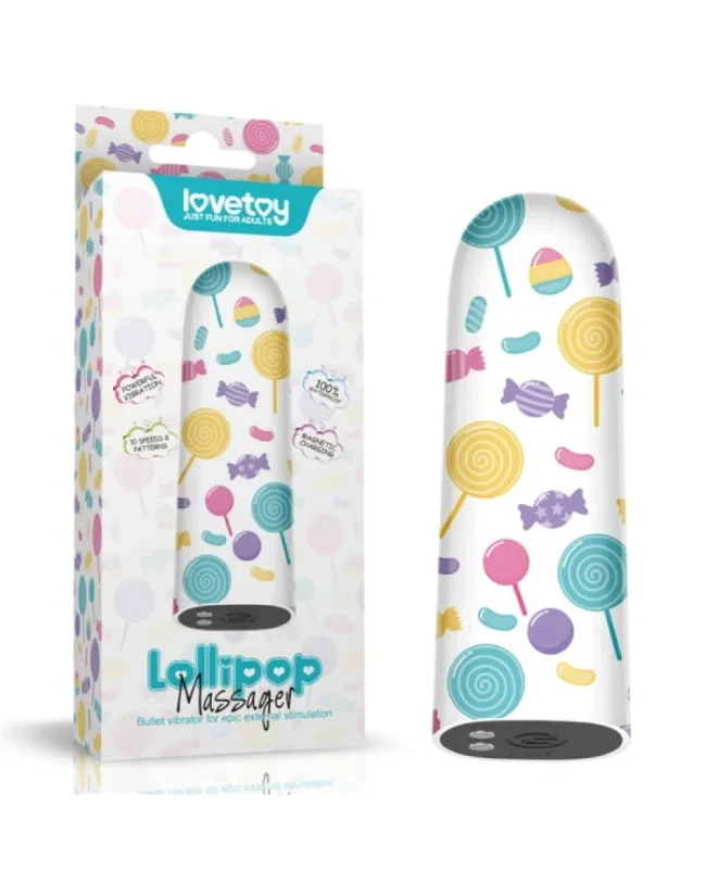 Şarjlı Lollipop Massager Kurşun Vibratör