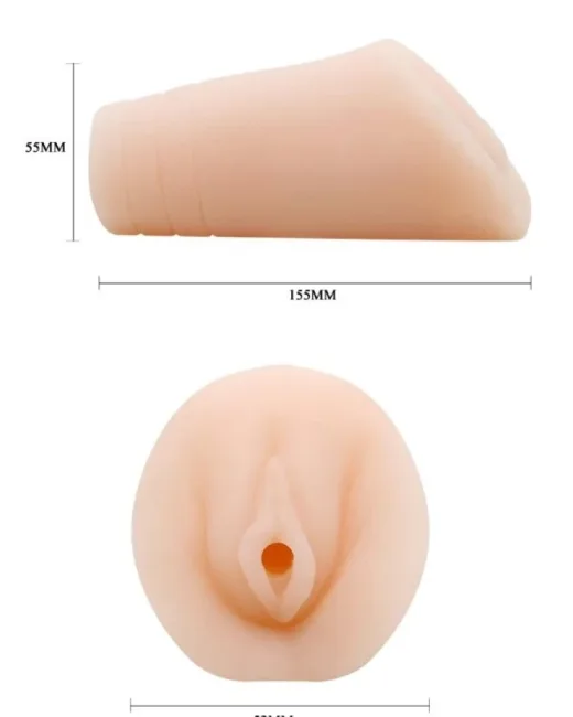 3D İç Yapılı Vajinal Mastürbatör – Medikal Silikon