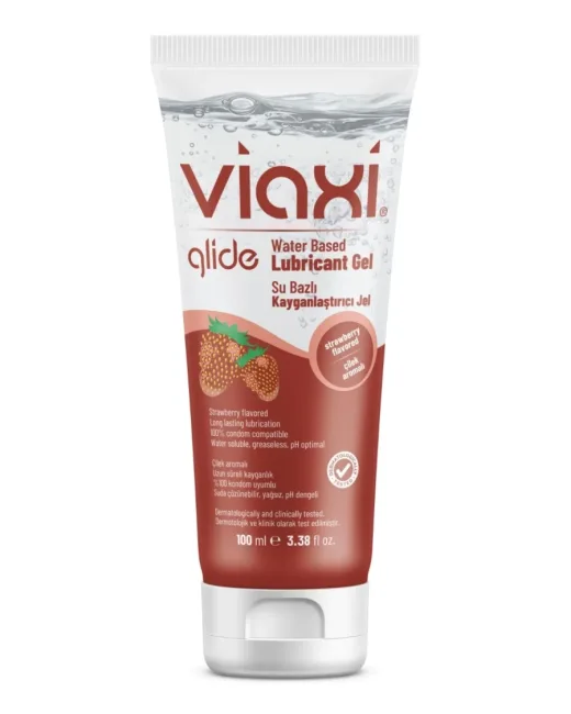 Çilek Aromalı Su Bazlı Kayganlaştırıcı Jel 100 ml - Ürün görseli 3