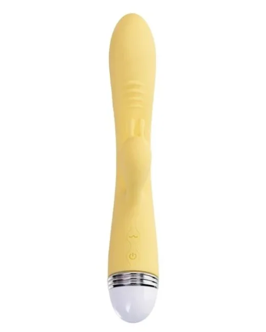 Flovetta Aster Klitoral Uyarıcı Vibratör Silikon Sarı 22 cm – Şarjlı alternatif görünüm