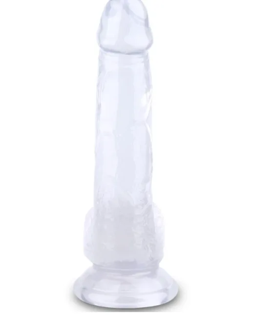 20 cm Beyaz Dildo – Medikal Silikon – Siyah