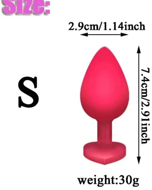 Kırmızı Kalpli Anal Set