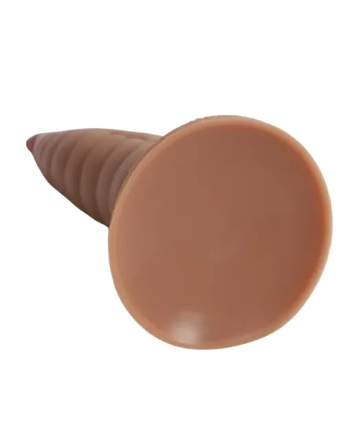 Kahverengi Realistik Yaratık Dildo – Medikal Silikon