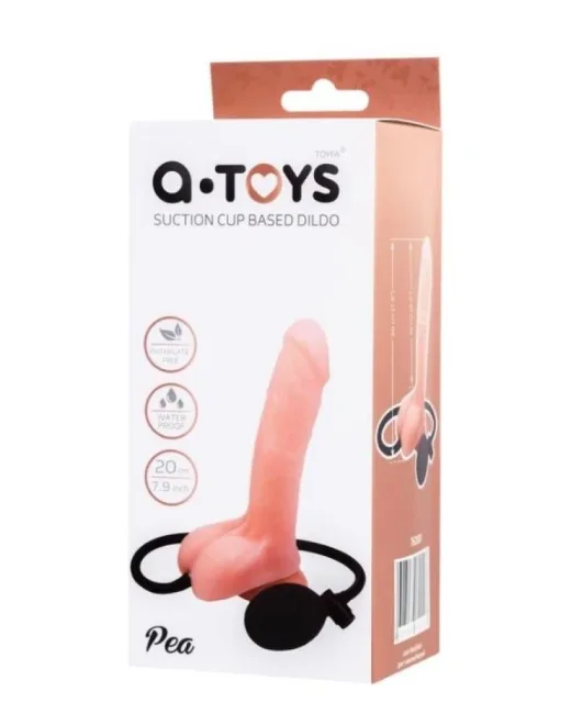 Gerçekçi Pea Şişebilen Realistik Dildo 20 cm