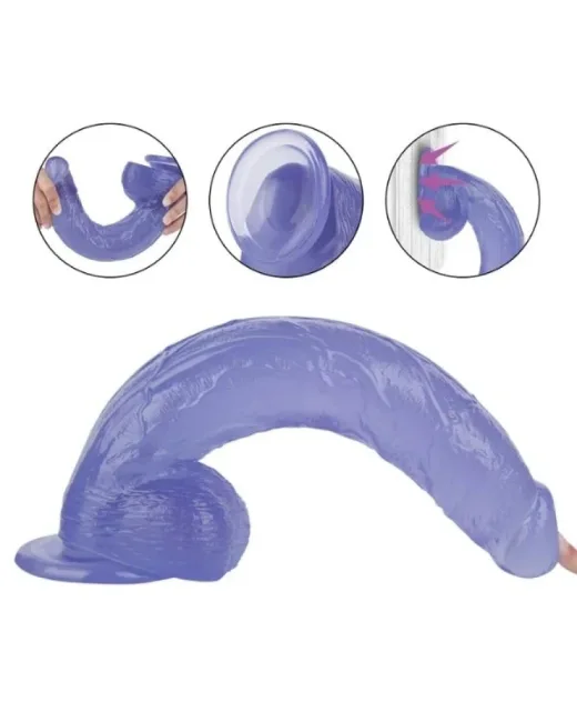 32 cm Mavi Dildo – Medikal Silikon alternatif görünüm