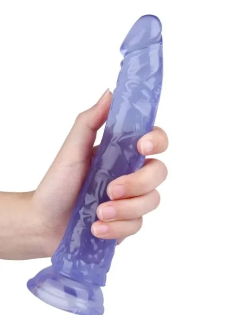 21 cm Mor Dildo – Medikal Silikon