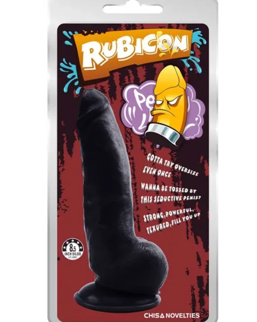 Rubicon Gerçekçi Dildo – 21,5 cm Koyu Ten Rengi – Hissedilir Damarlı, Vantuzlu alternatif görünüm
