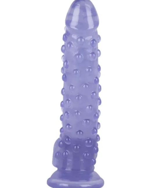 24 cm Mor Dildo – Medikal Silikon – 383 g