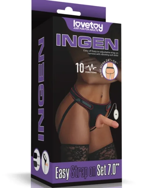Ingen Easy Strapon Set 7 inç – TPE