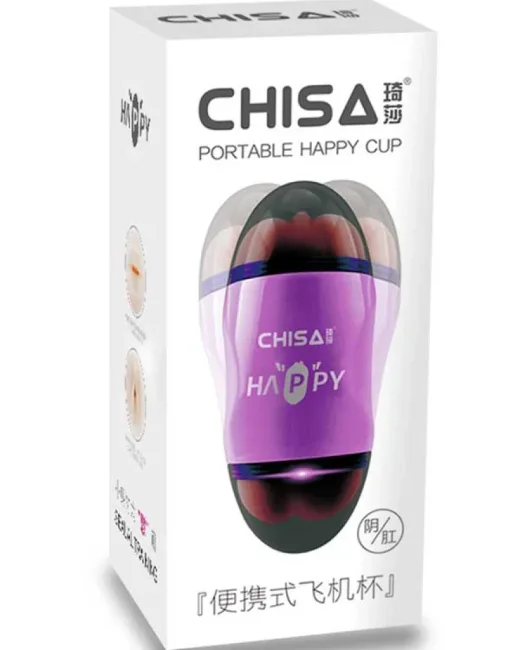 MX Happy Cup Vajinal Anal Çift Taraflı Mastürbatör – Medikal Silikon