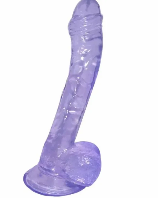 19 cm Mor Dildo – Medikal Silikon – 3 cm Kalınlık