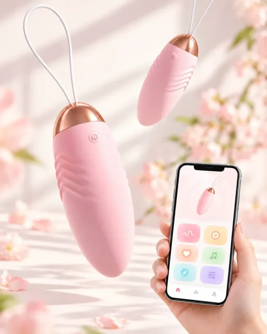 App Kontrollü Uzaktan Kumandalı Bullet Vibratör – 10 Modlu, Şarjlı