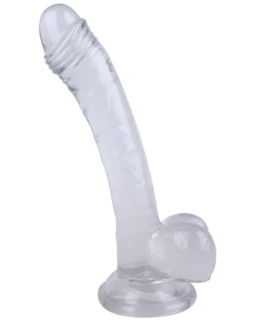 19 cm Beyaz Dildo – Medikal Silikon – 3 cm Kalınlık