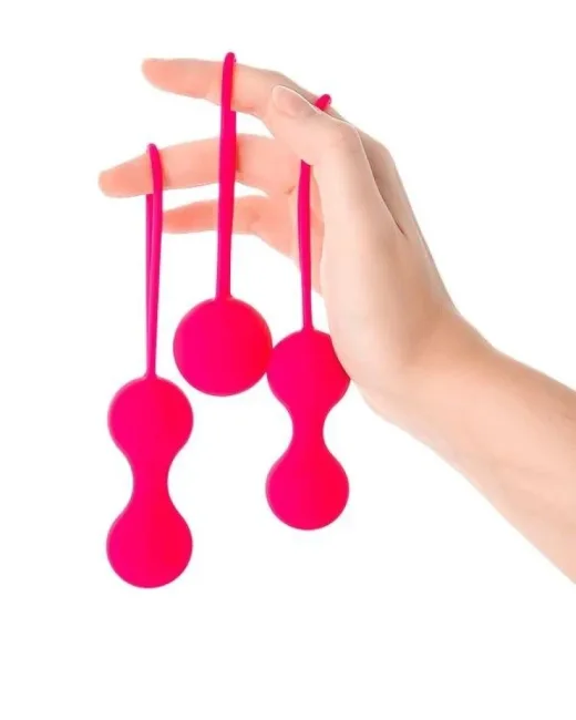 Redvil Kegel Vajinal Top Seti Pembe 16,5 cm