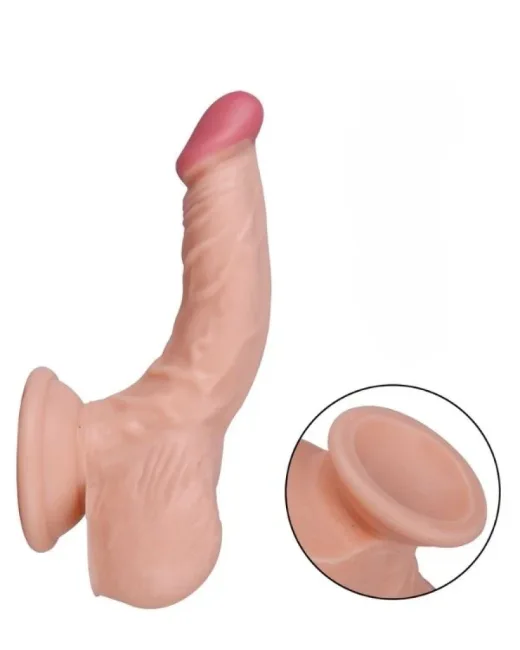16,5 cm Realistik Dildo – Medikal Silikon