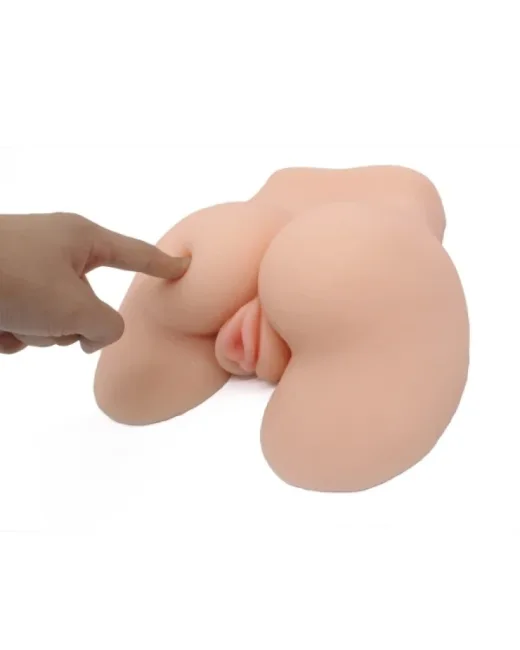 Tam Realistik Anal Vajinal Gerçekçi Kalça Mastürbatör – Et Dokulu, Silikon