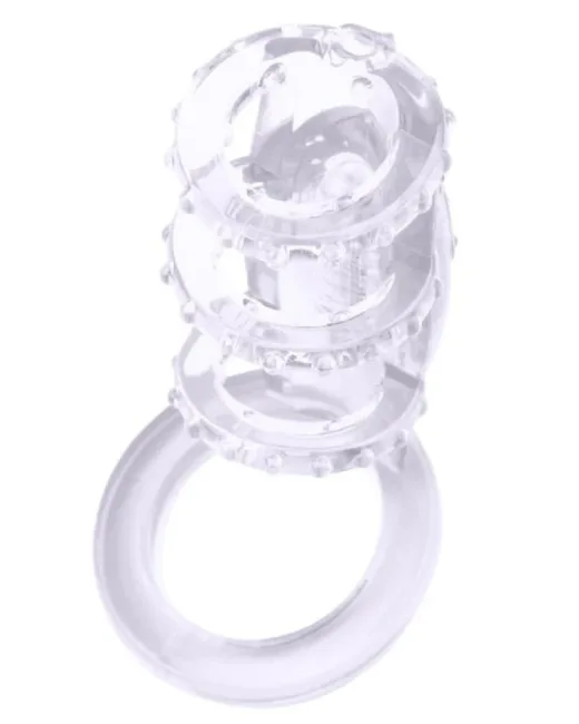 Get Lock Titreşimli Penis Kılıfı – TPE