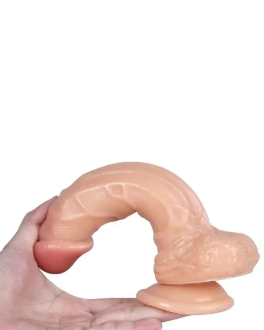 21 cm Realistik Dildo – Medikal Silikon – 3,8 cm Kalınlık
