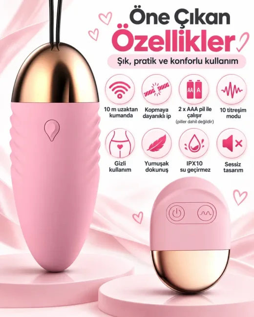 Spark of Love Kumandalı Giyilebilir Yumurta Vibratör