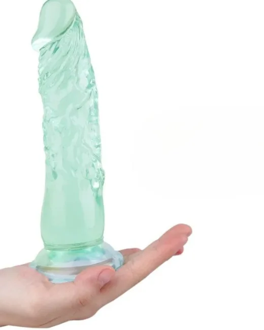20 cm Yeşil Dildo – Medikal Silikon alternatif görünüm