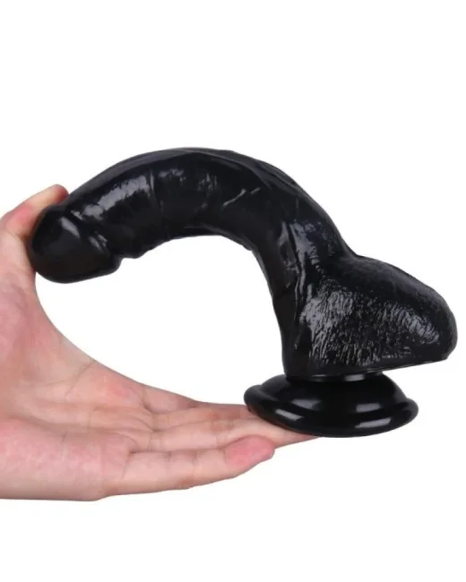18,8 cm Siyah Dildo – Medikal Silikon