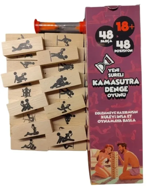 Kamasutra Denge Oyunu 48 Pozisyonlu Yetişkin Eğlence Oyunu
