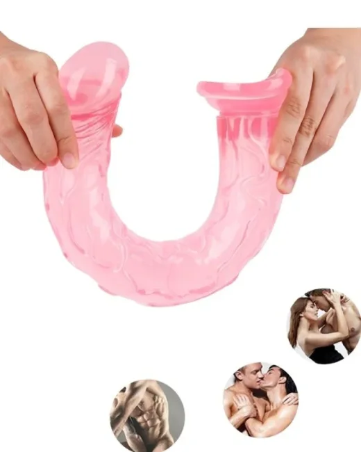 34,5 cm Pembe Dildo – Medikal Silikon