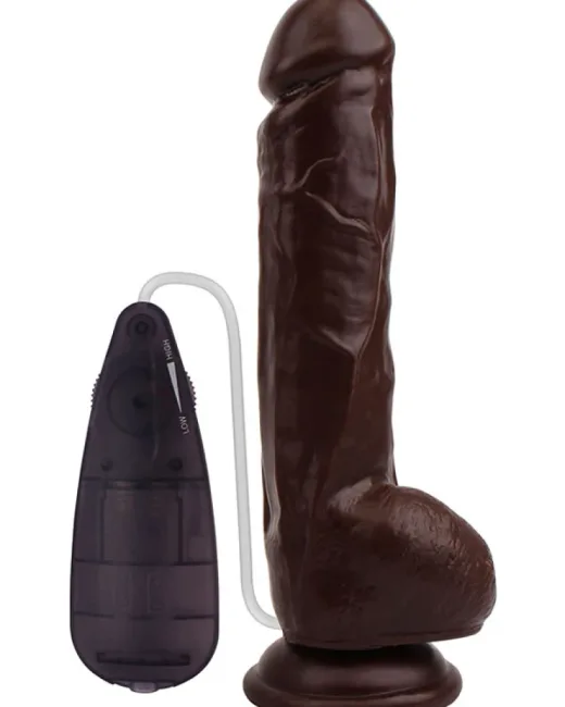 Rubicon Gerçekçi Melez Vibratör – 22,5 cm – Hissedilir Damarlı, Vantuzlu