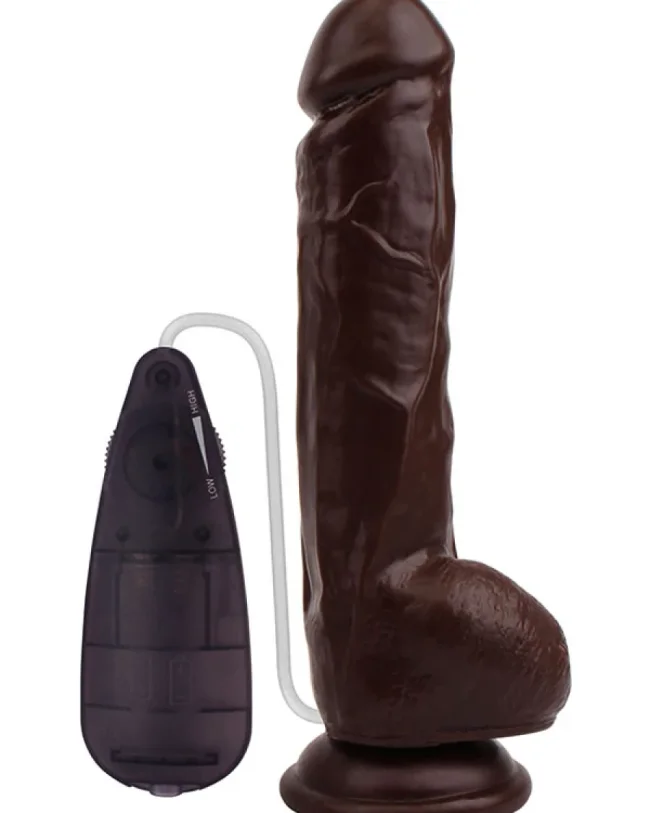 Rubicon Gerçekçi Melez Vibratör – 22,5 cm – Hissedilir Damarlı, Vantuzlu