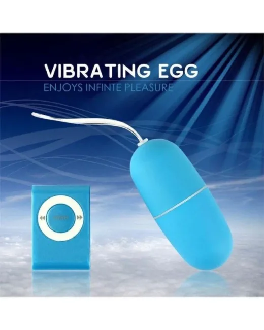MP3 Şeklinde Uzaktan Kumandalı Renkli Yumurta Vibratör