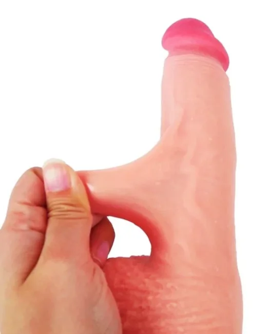 Ultra Gerçekçi 20 cm Kıkırdaklı Dildo – Hissedilir Damarlı