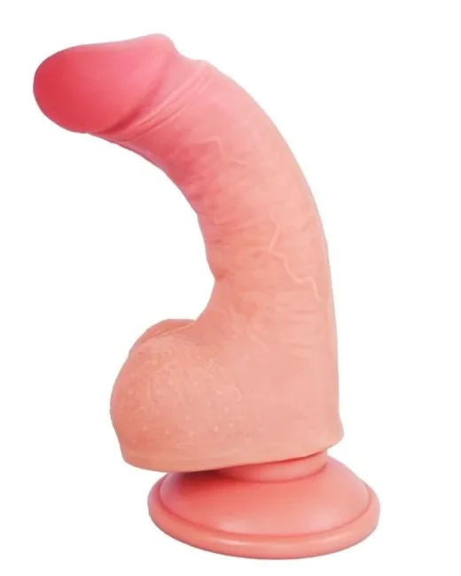 Ultra Gerçekçi 16 cm Kıkırdaklı Dildo – Hissedilir Damarlı