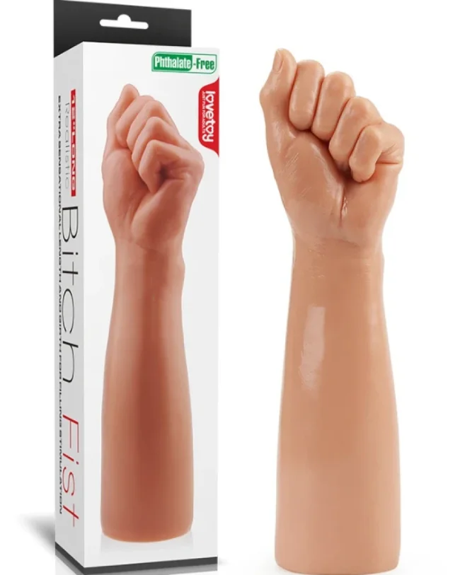 30,5 cm Ten Rengi Gerçekçi Yumruk Dildo