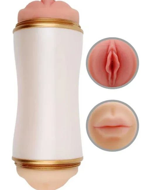 MX Sexual Stroker Çift Taraflı Vajinal ve Oral Mastürbatör – Medikal Silikon