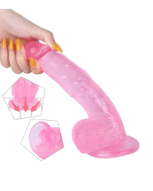 22 cm Pembe Dildo – Medikal Silikon