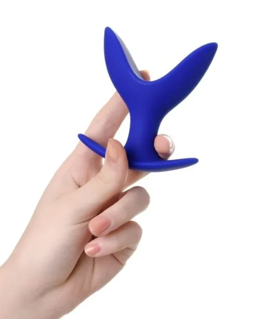 Bloom Genişleyen Anal Kılıf Mavi 9 cm – Silikon
