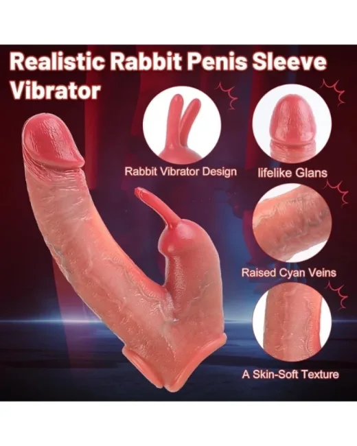 Uzaktan Kumandalı Tavşan Penis Kılıfı – TPE