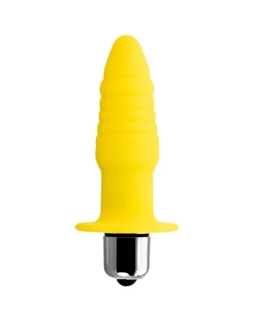 Lancy Anal Plug Sarı, 11 cm – Silikon alternatif görünüm