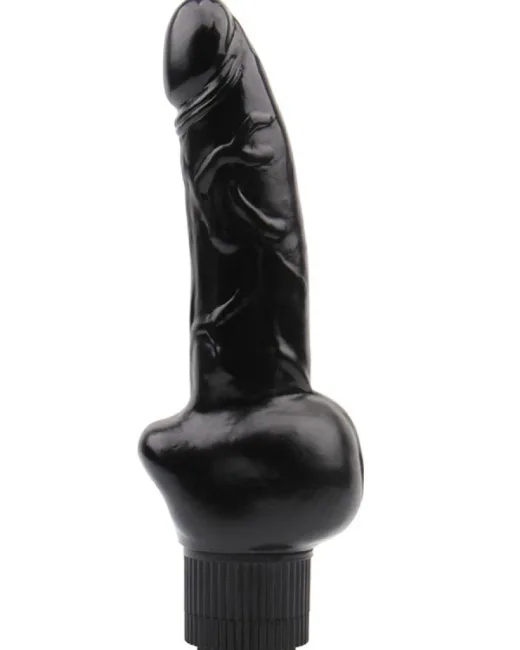 Rubicon Gerçekçi Koyu Ten Rengi Vibratör – 19 cm – Hissedilir Damarlı – Tasarım 01