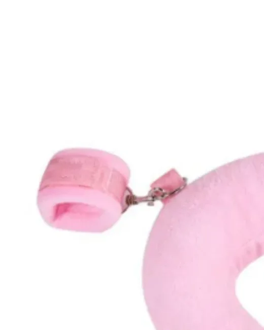 Yastıklı El Ayak Bağlama Seti Pembe alternatif görünüm