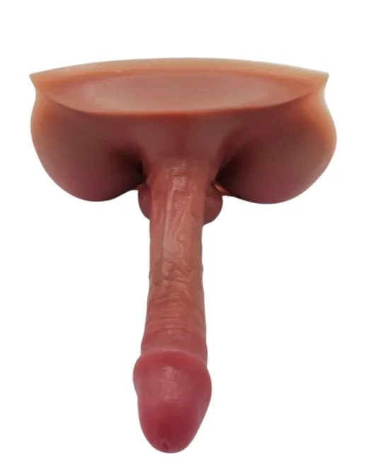 Gerçekçi Yarım Vücut Dildo Mastürbatör 19 cm