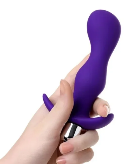 Kamet Anal Vibro Plug Beden L mor 14 cm – Silikon