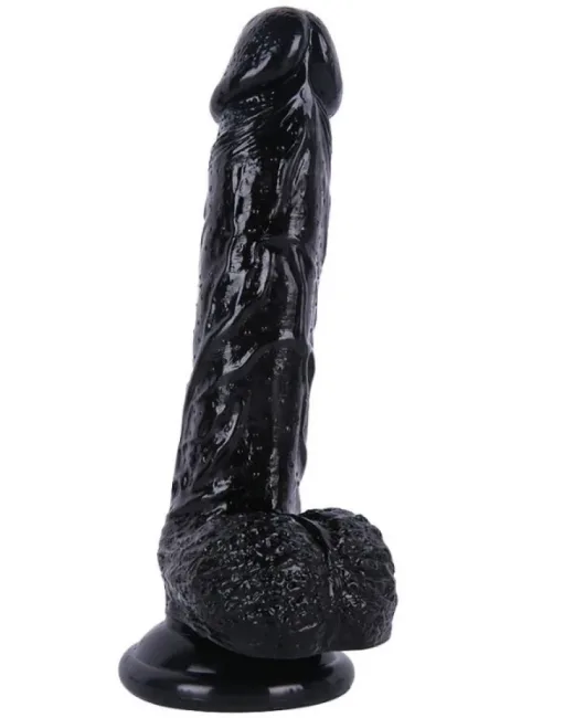 22 cm Siyah Dildo – Medikal Silikon