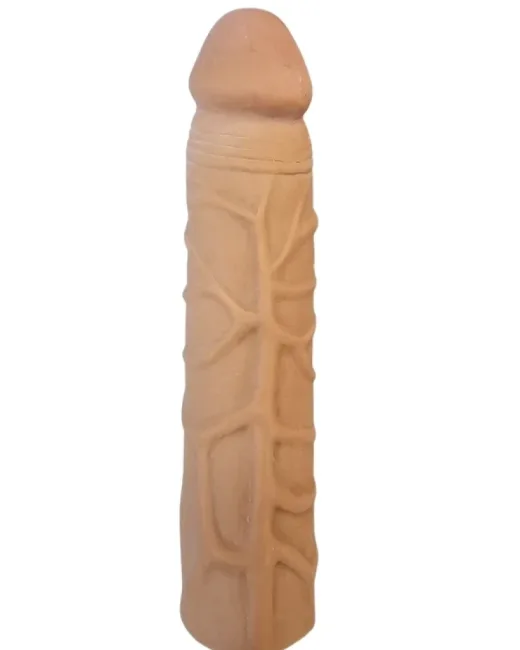 Gerçekçi Melez Penis Kılıfı Et Dokusunda 17 cm – Et Dokulu