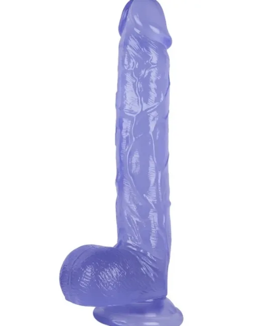 28 cm Mavi Realistik Dildo – Medikal Silikon