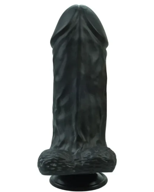 27 cm Siyah Dildo – Medikal Silikon – 8,8 cm Kalınlık