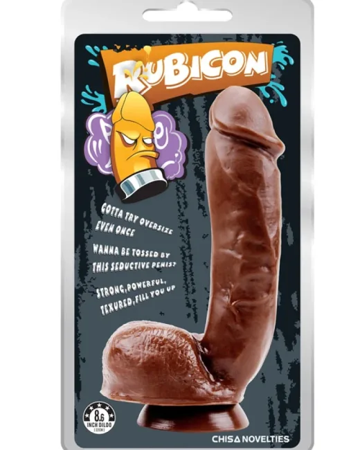 Rubicon Gerçekçi Dildo – 22 cm Melez – Hissedilir Damarlı, Vantuzlu alternatif görünüm